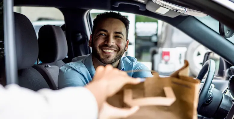 Cannabis delivery illustration