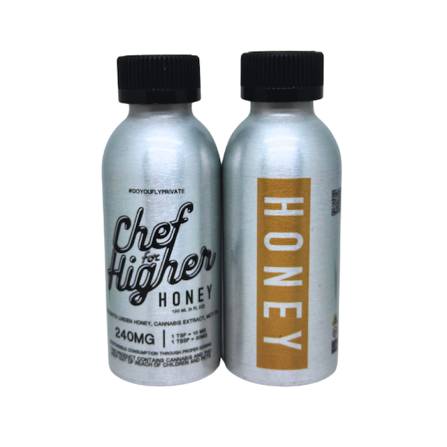 Bottle of Chef for Higher Honey, 240mg